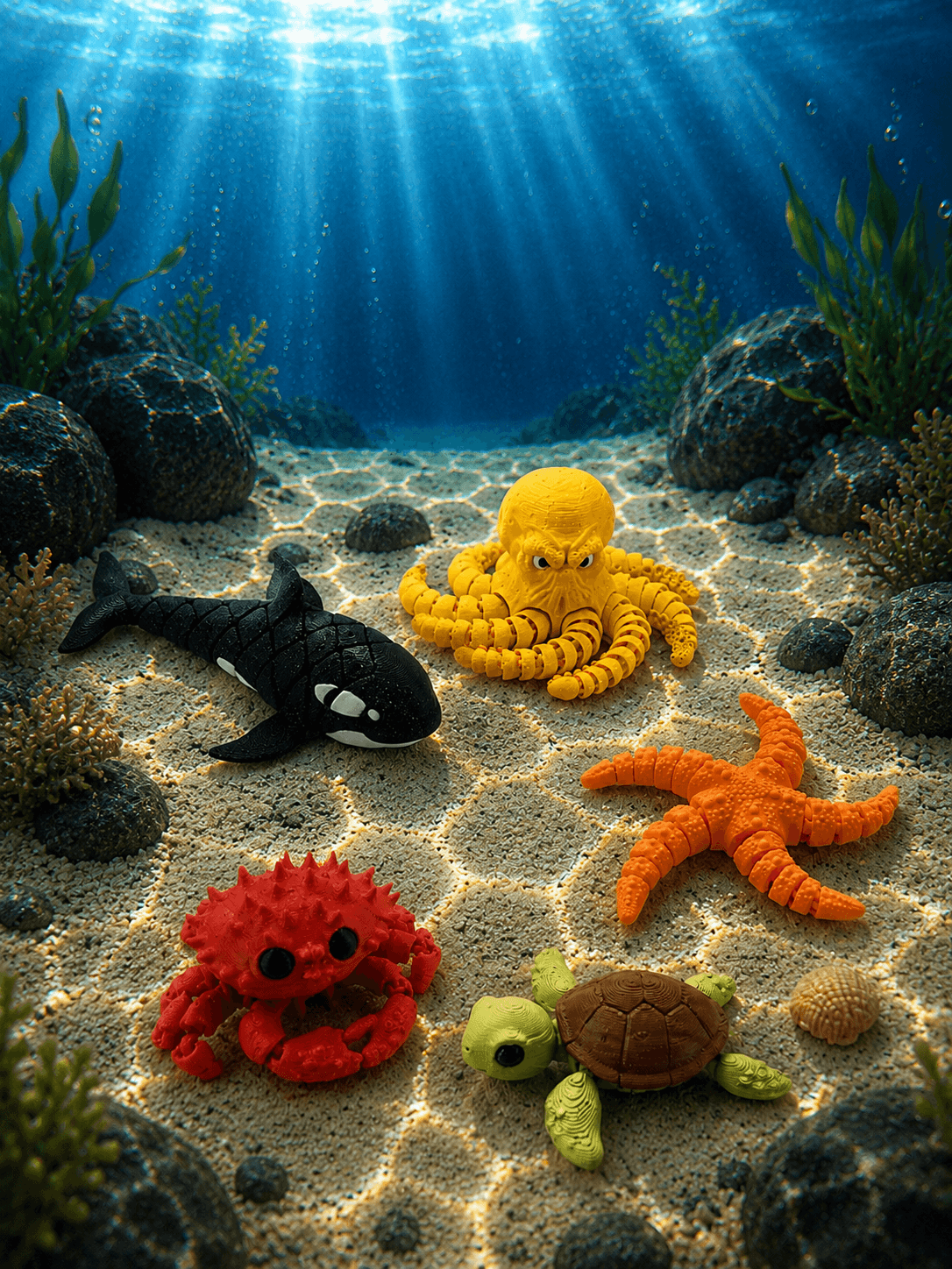 Flexi Sea Creatures Set