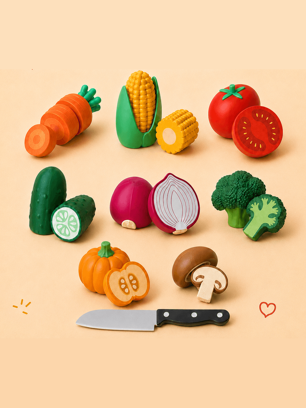 Sliced Vegetables